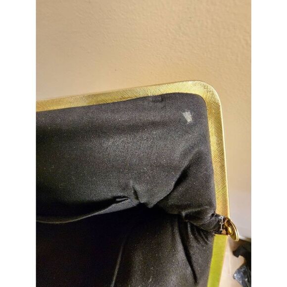 Vintage Look Upholstery Purse Victorian Ladies Garden Gazebo Chain Strap - Picture 11 of 12